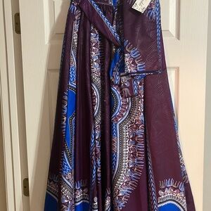 Beautiful OSFA ( One Size Fits All) Maxie skirt by Laddi with head wrap